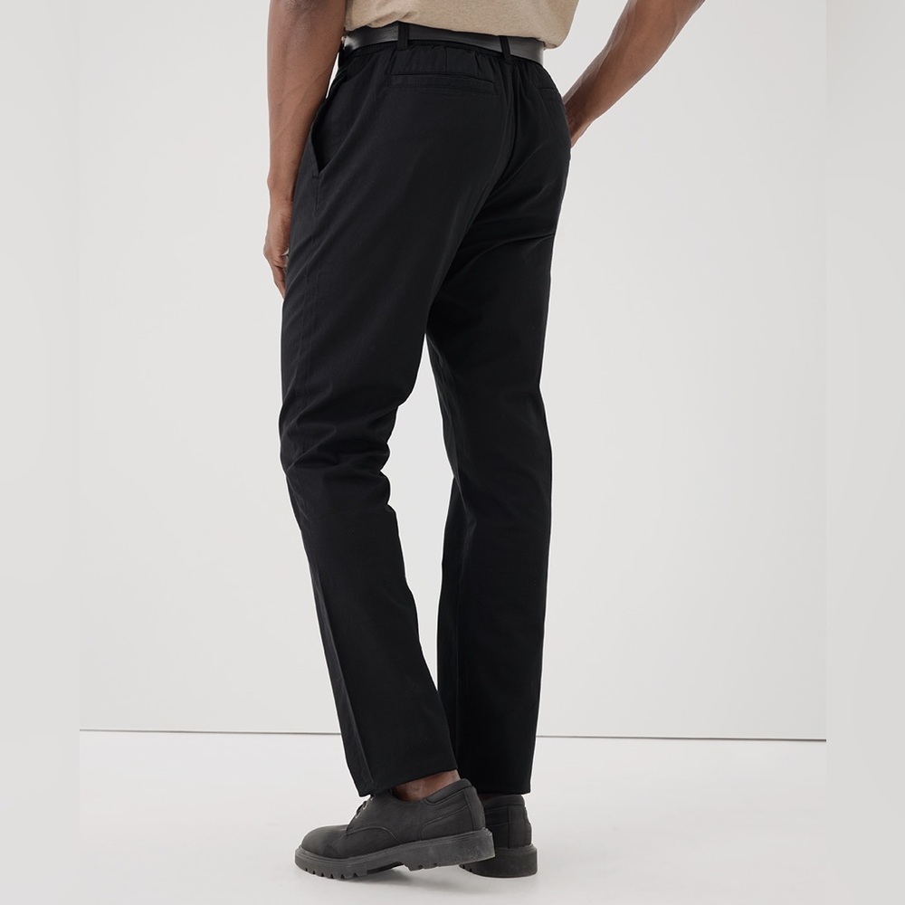 Pact Men's Boulevard Brushed Twill Pant Black - Picture 2 of 7